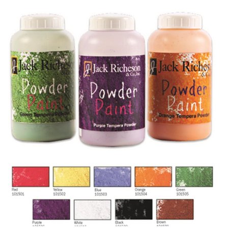 JACK Dry Tempera Powder Paint; Orange 101504